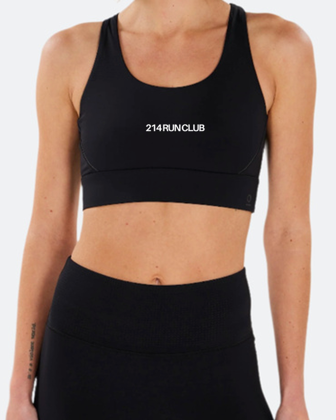 ALRN VENTILATED BACK CROP BRA (Black)